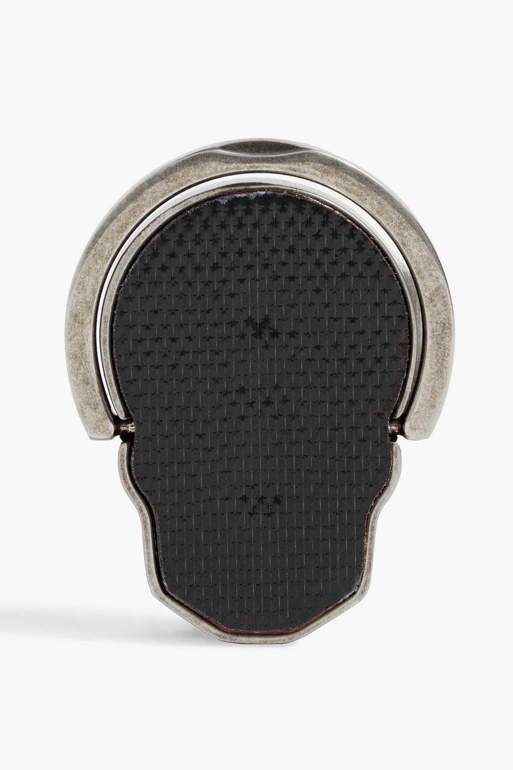 MCQUEEN Silver-tone phone ring