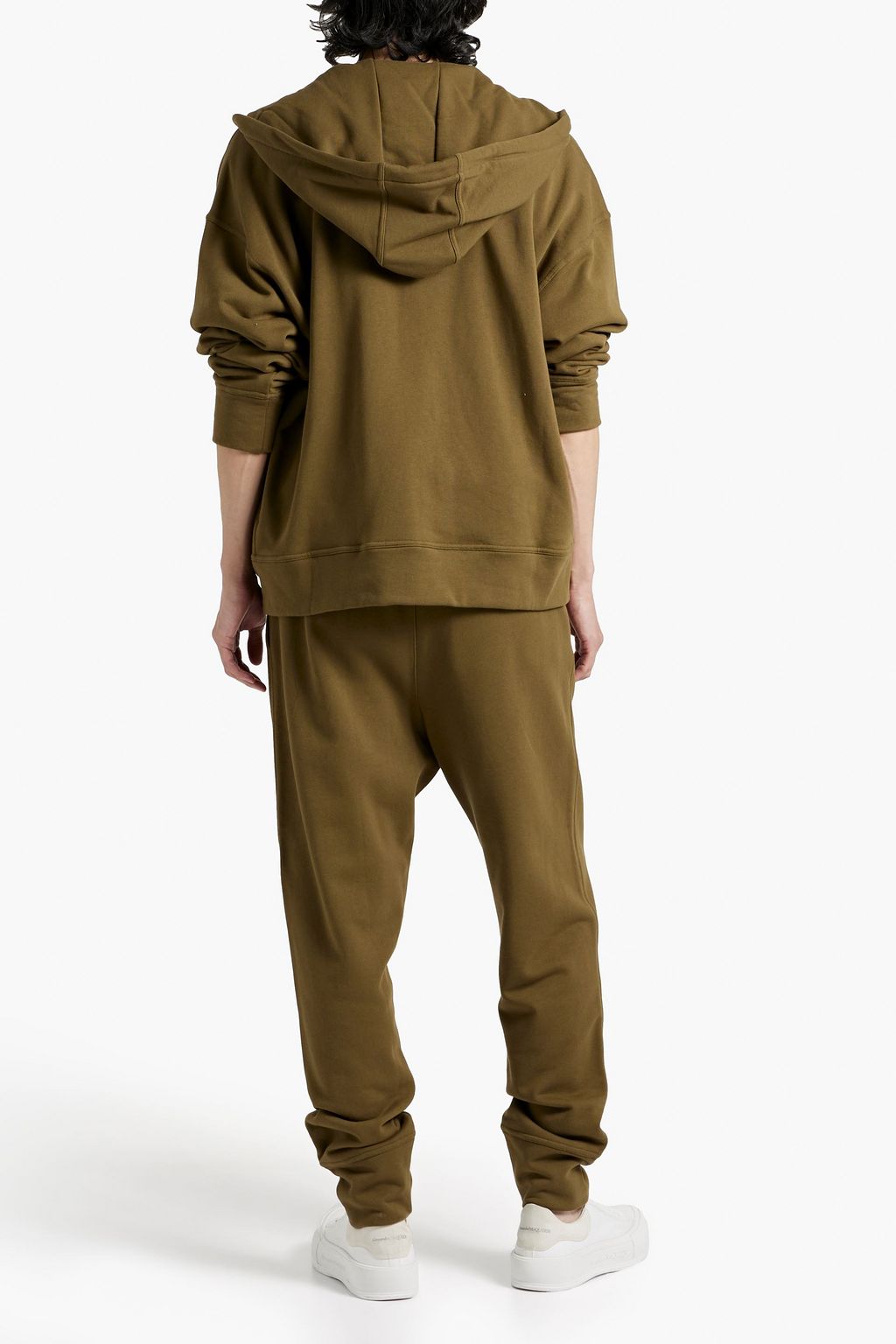 JIL SANDER French cotton-terry zip-up hoodie