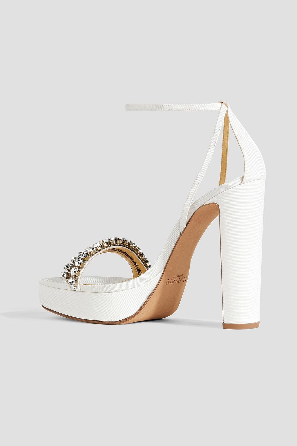 ALEXANDRE BIRMAN Agnes ファイユ プラットフォームサンダル クリスタル付き