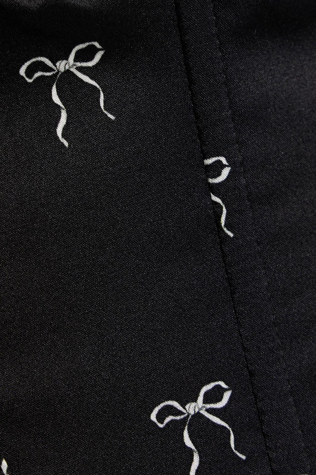 CAMI NYC シルク クロップドトップス プリント入り