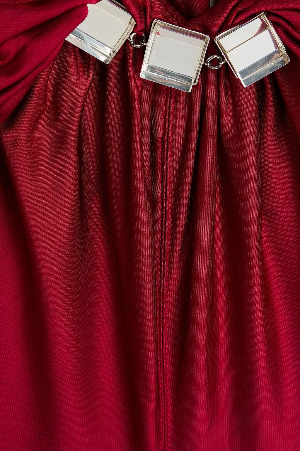RABANNE Crystal-embellished jersey maxi dress