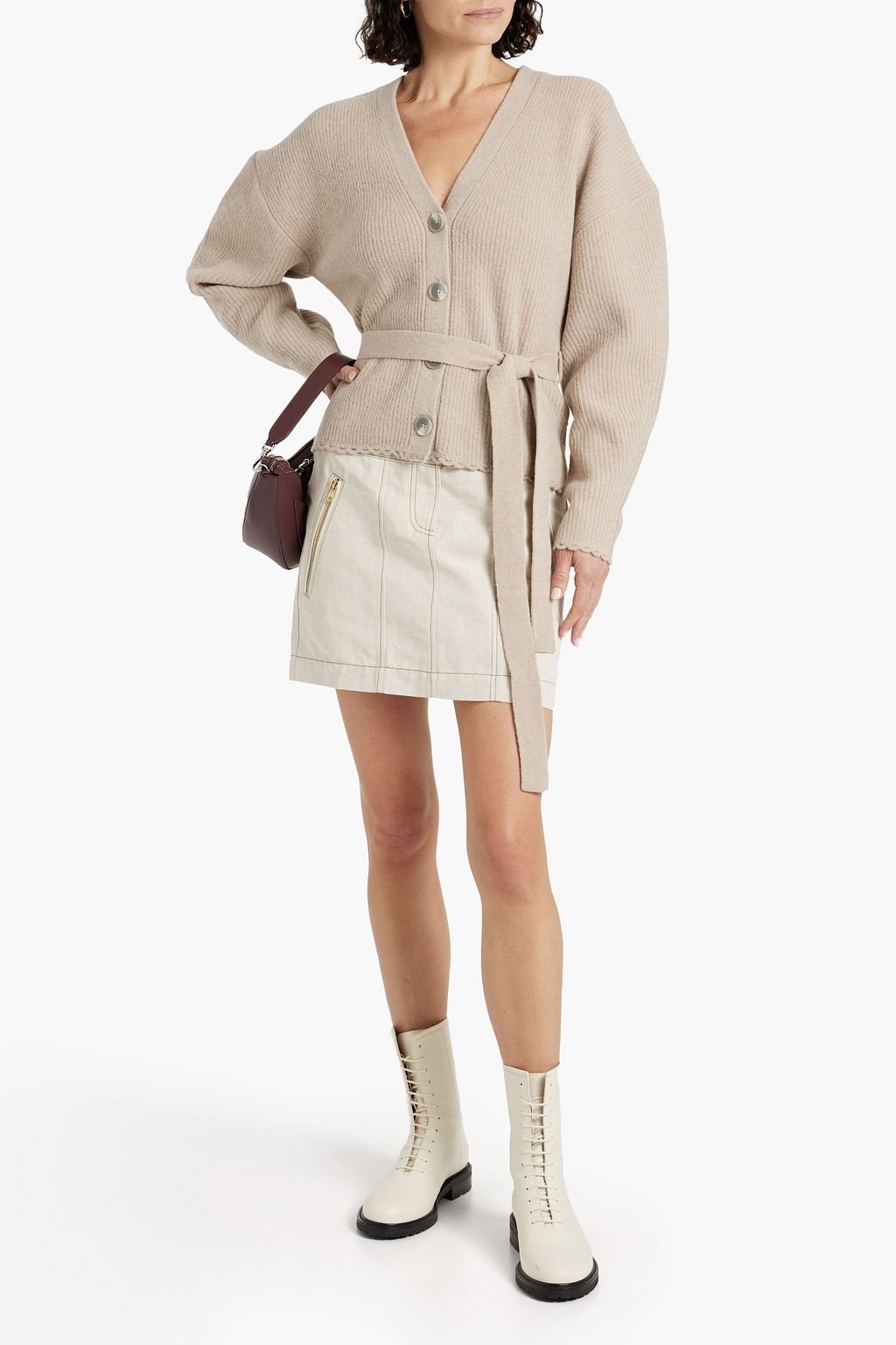 3.1 PHILLIP LIM Ribbed-knit cardigan