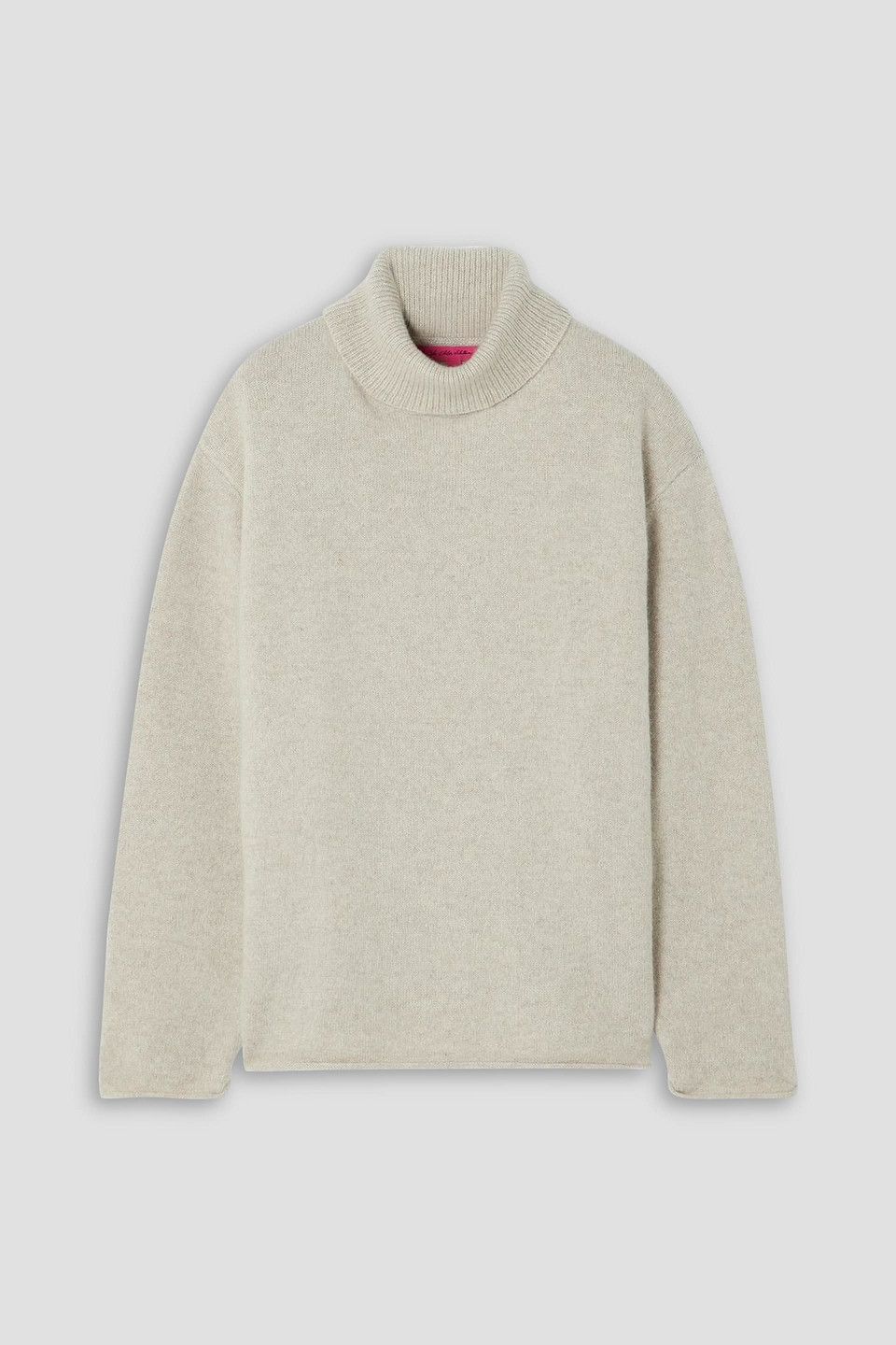 the elder statesman - cashmere turtleneck sweater - white - s