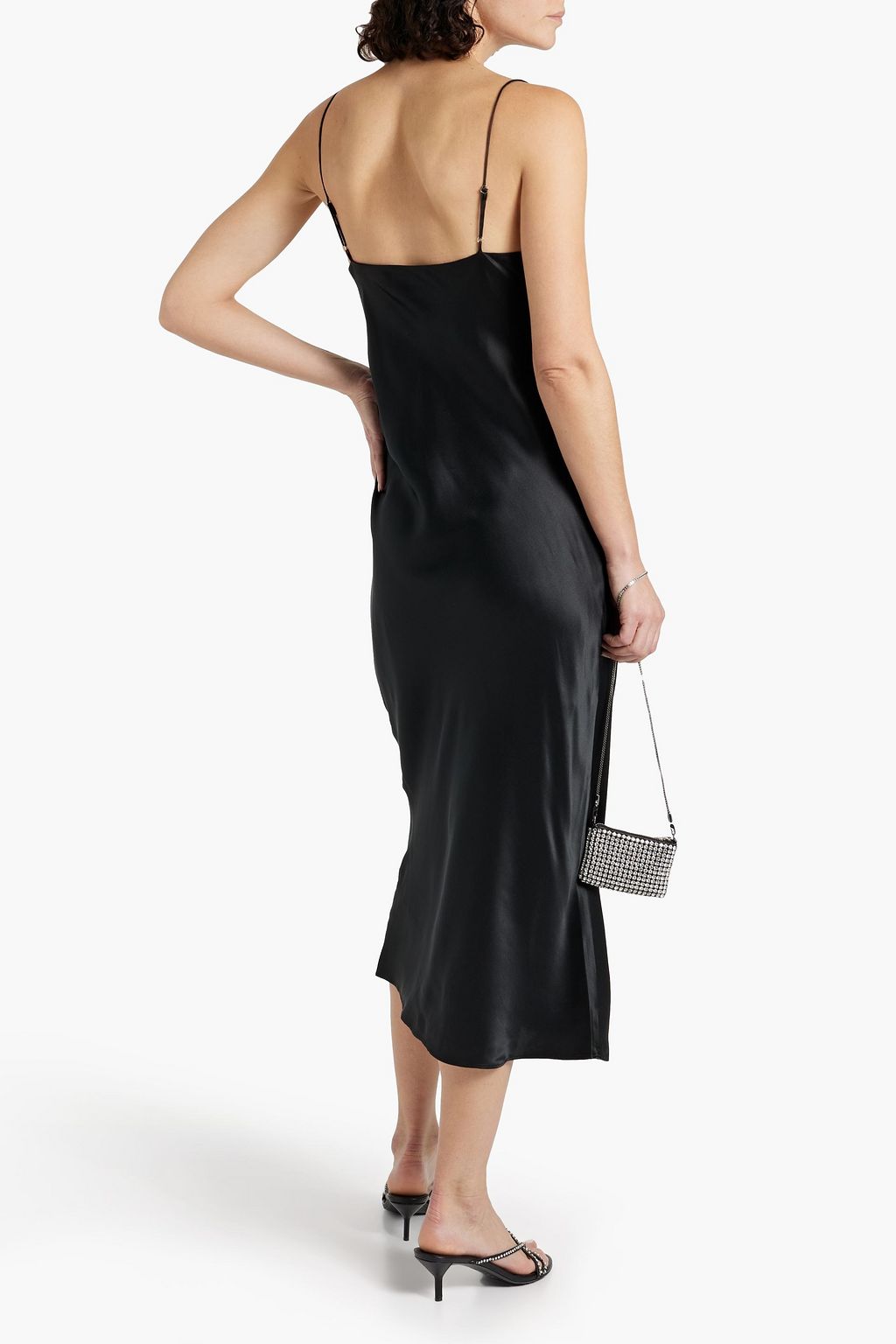 CAMI NYC Cerula embellished silkcharmeuse midi slip dress THE