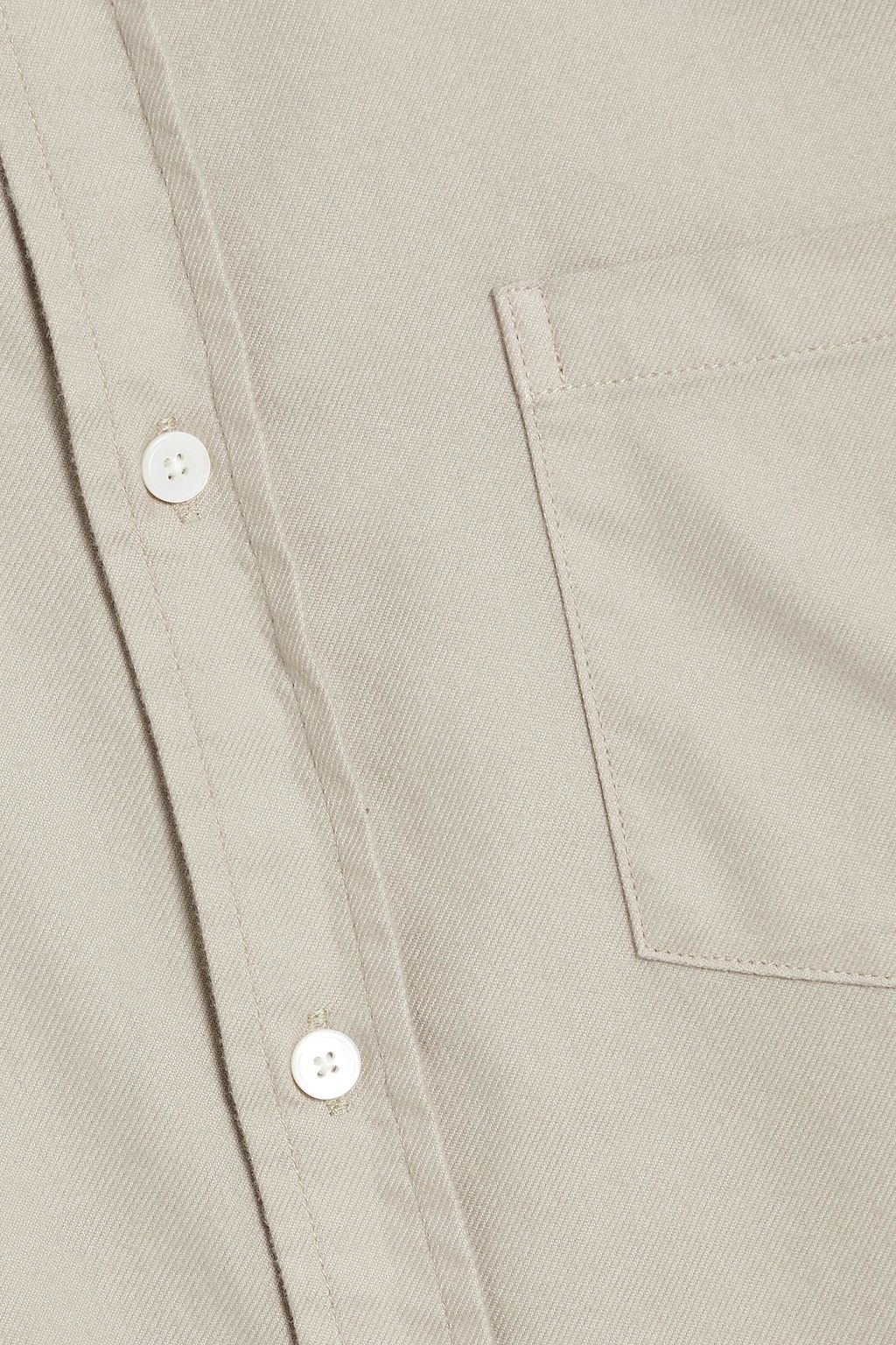 FRAME Cotton and TENCEL™-blend twill shirt