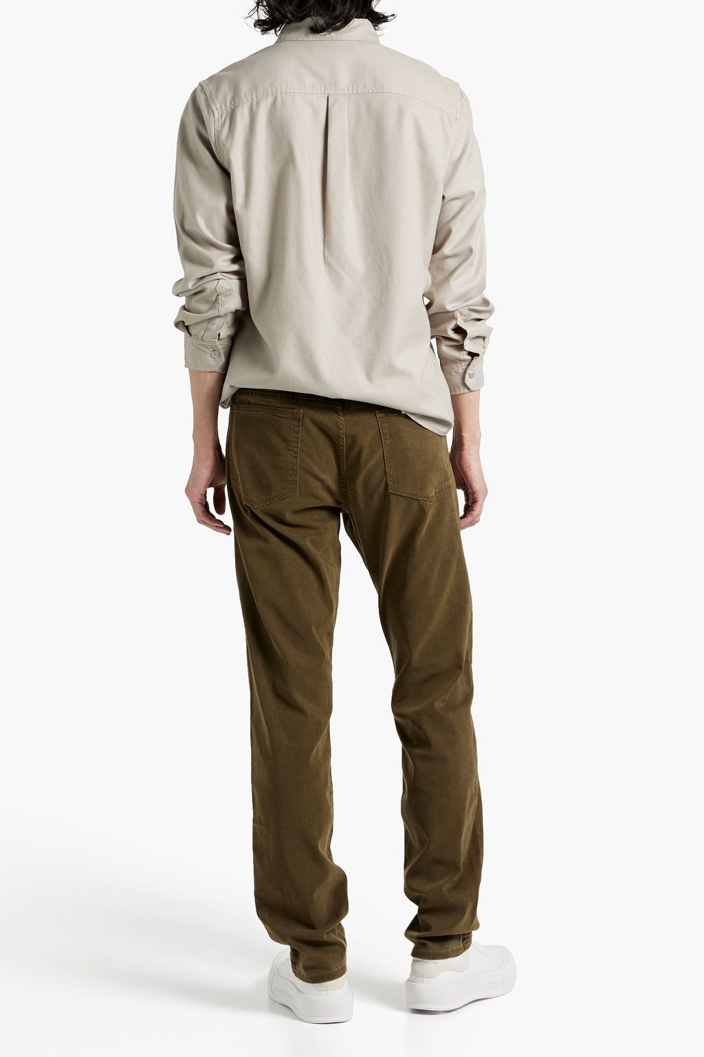 FRAME Cotton and TENCEL™-blend twill shirt