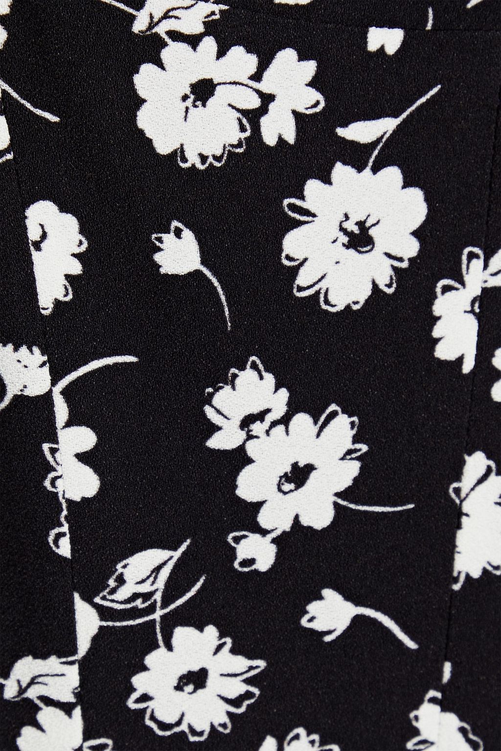 DOLCE&GABBANA クレープデシン ミディワンピース フローラルプリント