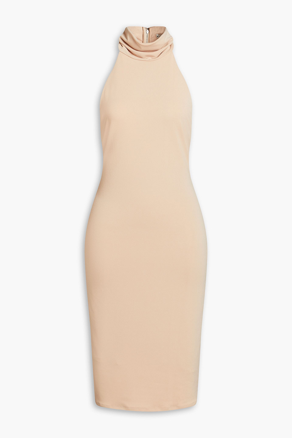 alice olivia - nida stretch-crepe dress - neutral - us 8