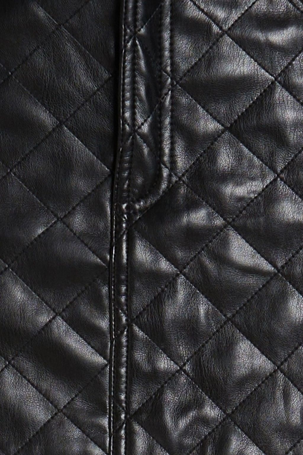 CAMI NYC Macy Minirock aus gestepptem Kunstleder