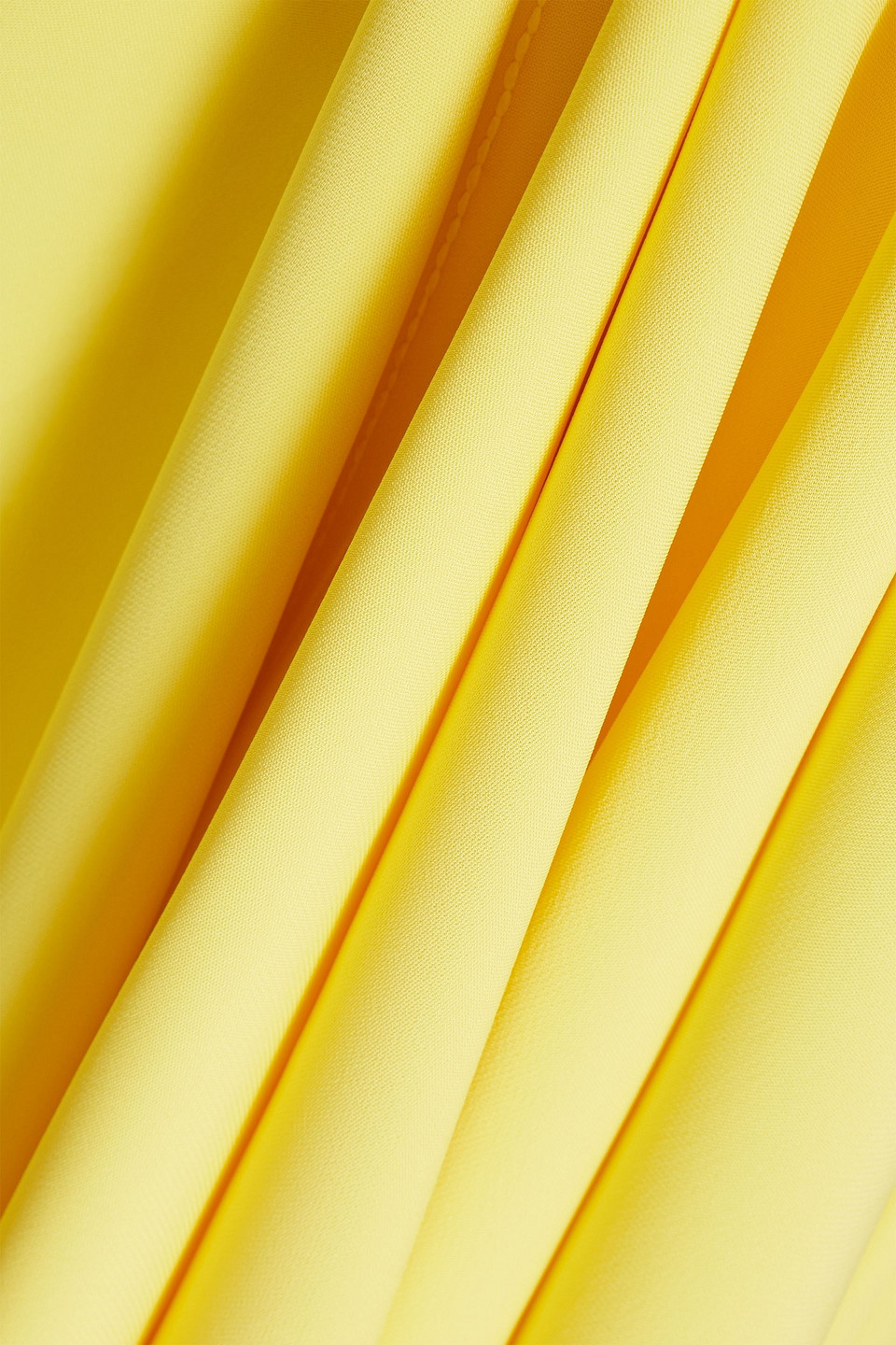 Marni Stretch-crepe Midi Dress In Yellow