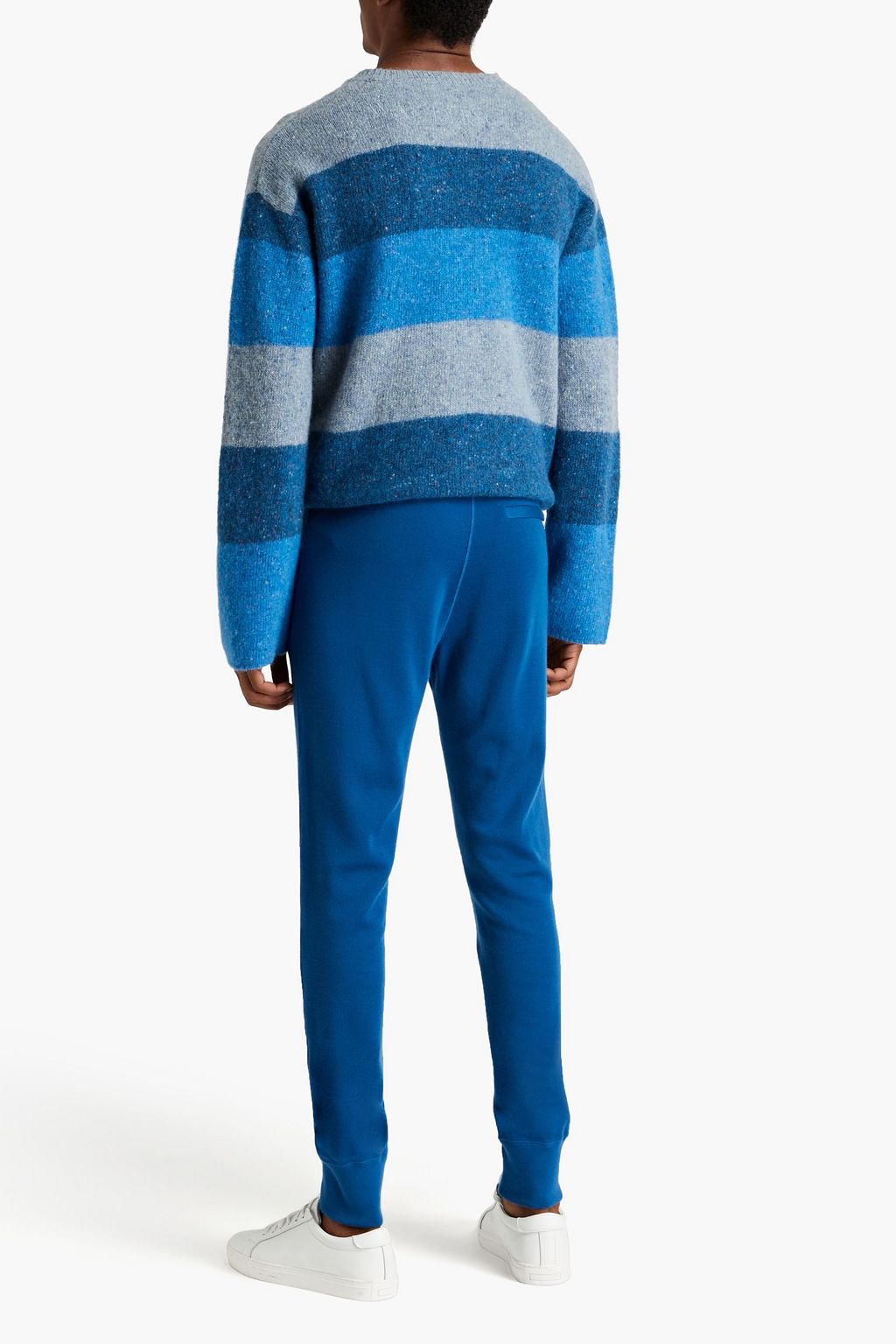DOLCE&GABBANA Slim-fit cashmere-blend track pants