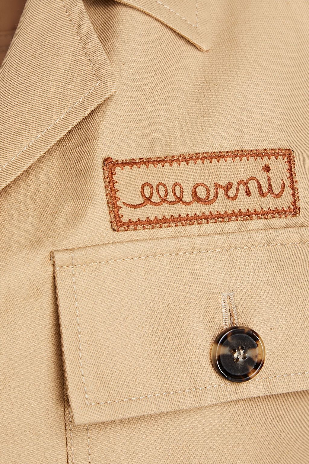 MARNI Embroidered twill jacket