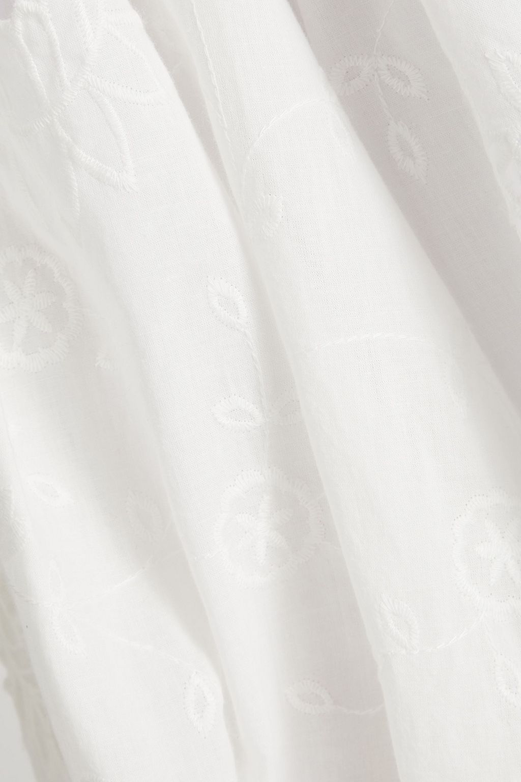 ALICE + OLIVIA Venty broderie anglaise cotton shirt