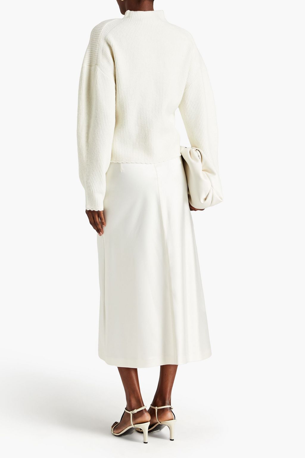 3.1 PHILLIP LIM Brushed ribbed-knit turtleneck sweater