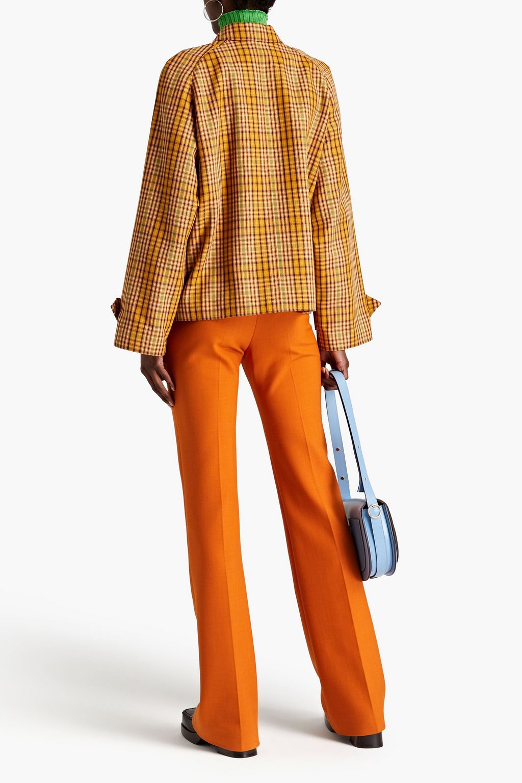 MARNI Checked wool-twill jacket