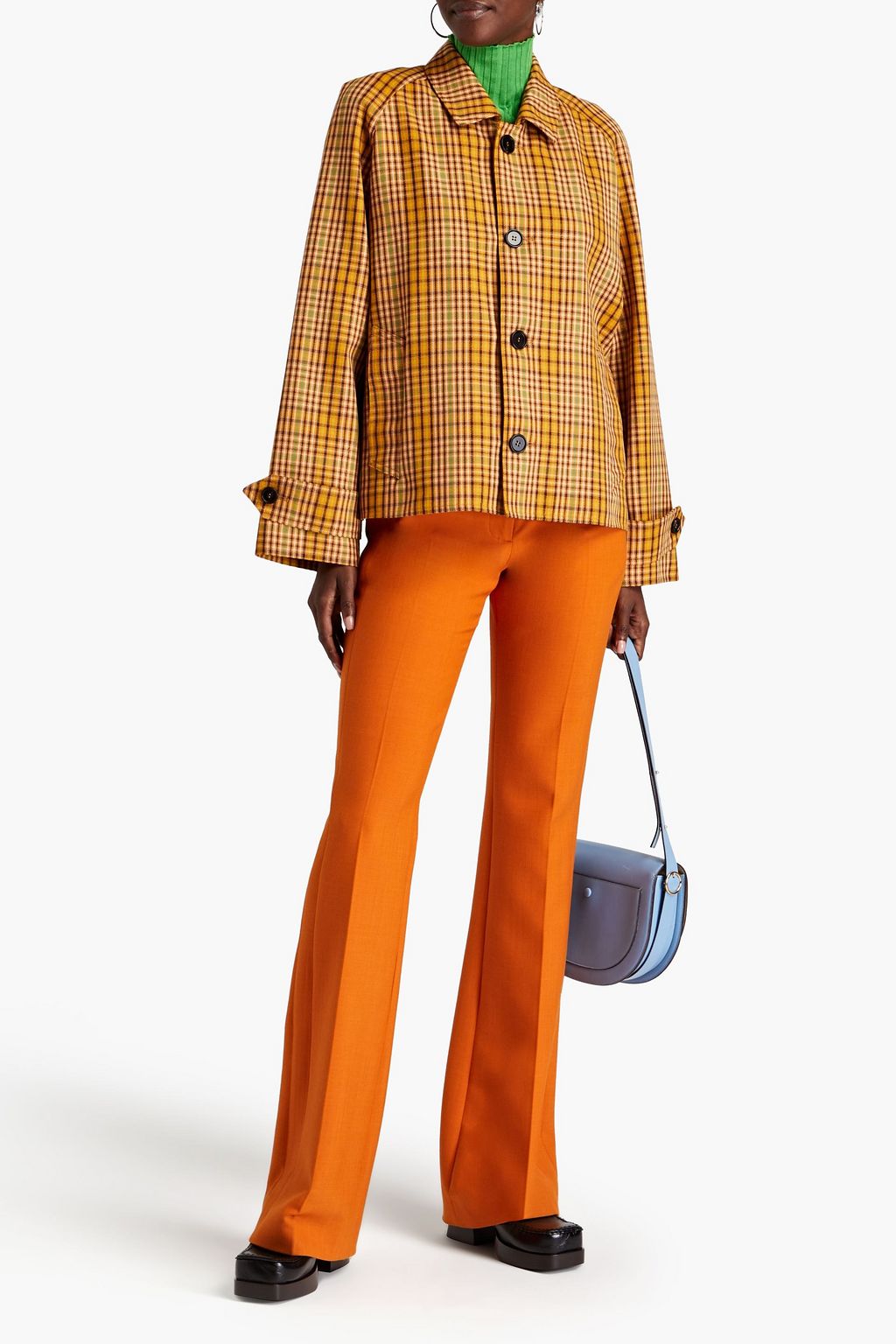 MARNI Checked wool-twill jacket