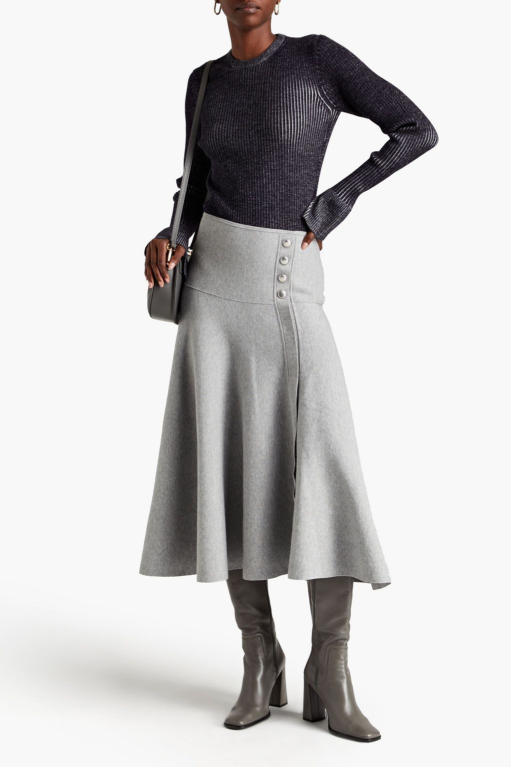 3.1 PHILLIP LIM 리브 울 혼방 스웨터