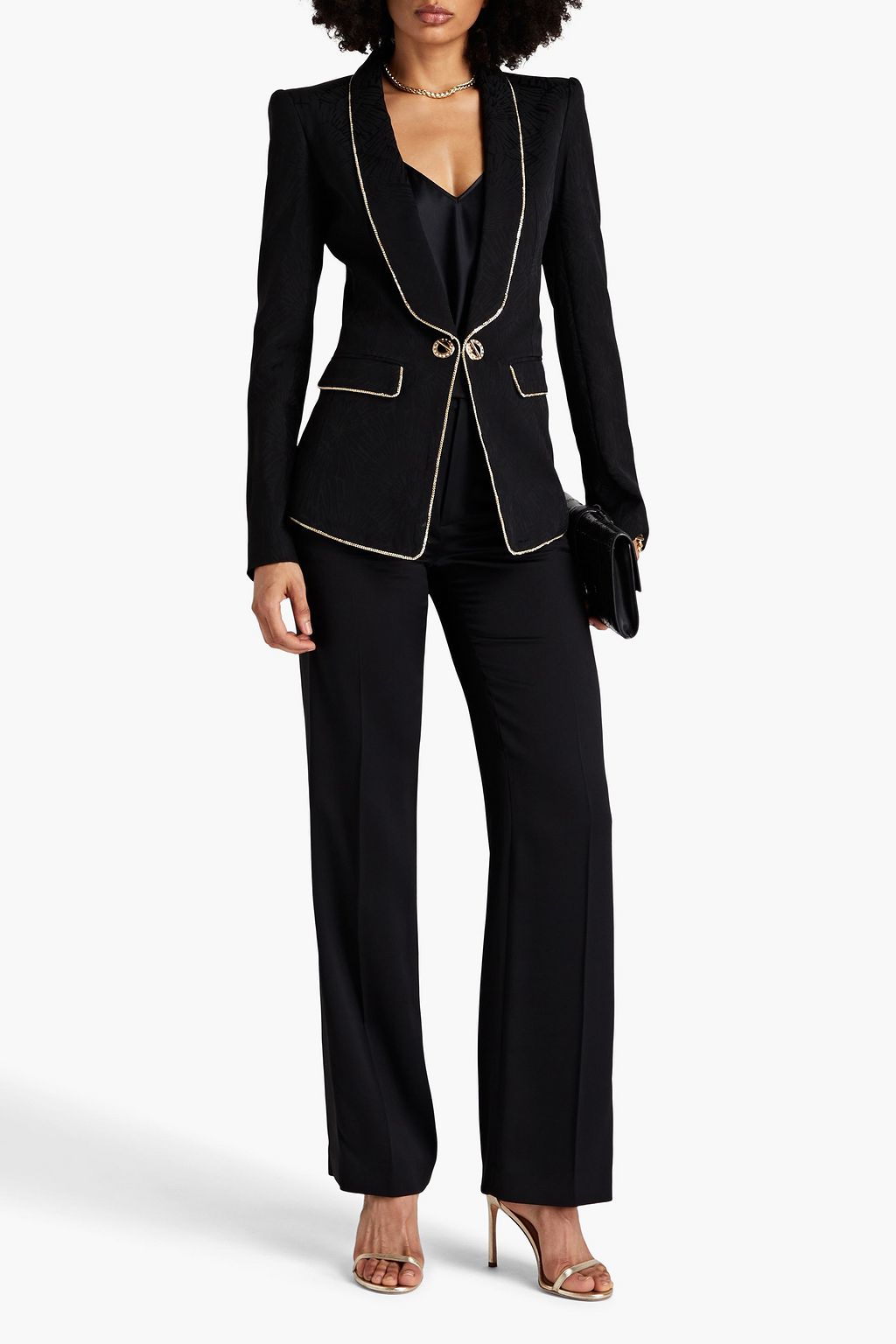 ZUHAIR MURAD Embellished moire blazer