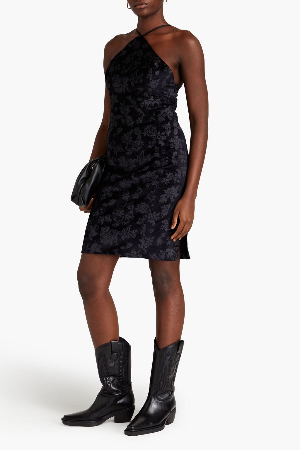 RAG & BONE فستان “فارا” من مخمل جاكار