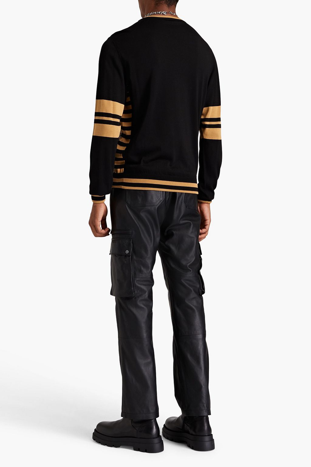 DOLCE&GABBANA Pullover aus einer Seidenmischung mit Pailletten