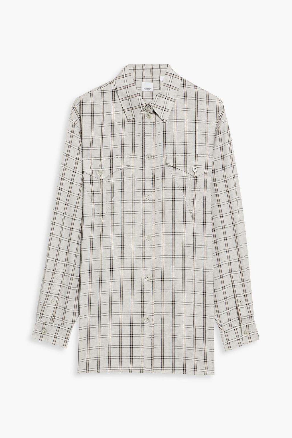 Burberry check shirt sale hotsell
