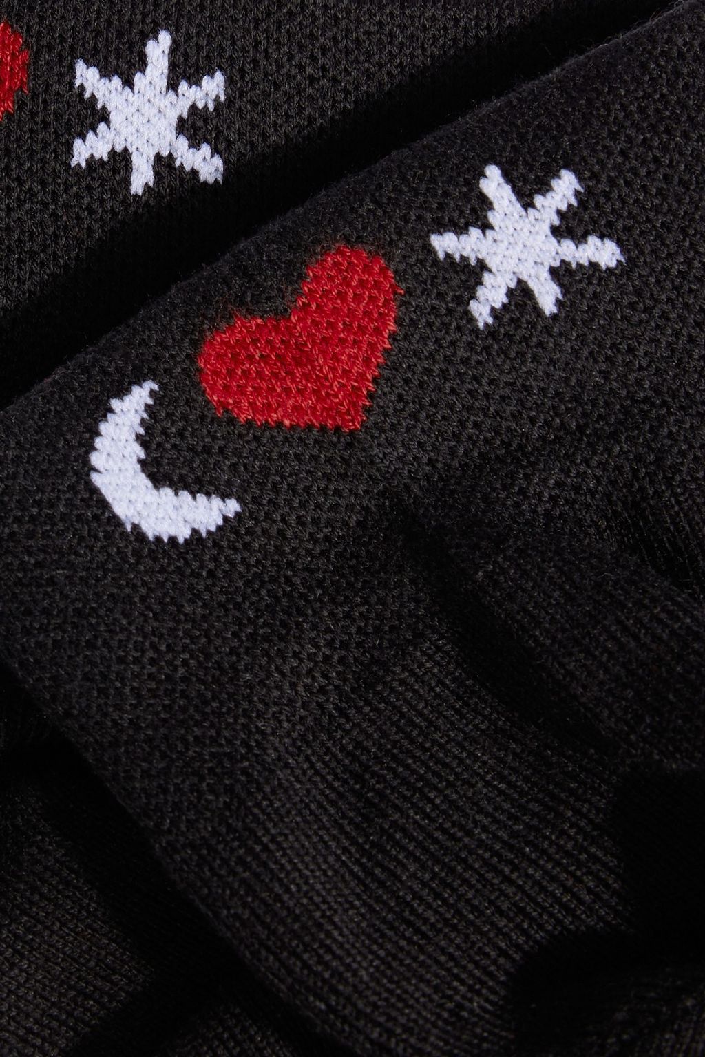 MCQUEEN ジャカードニット コットン混 ソックス