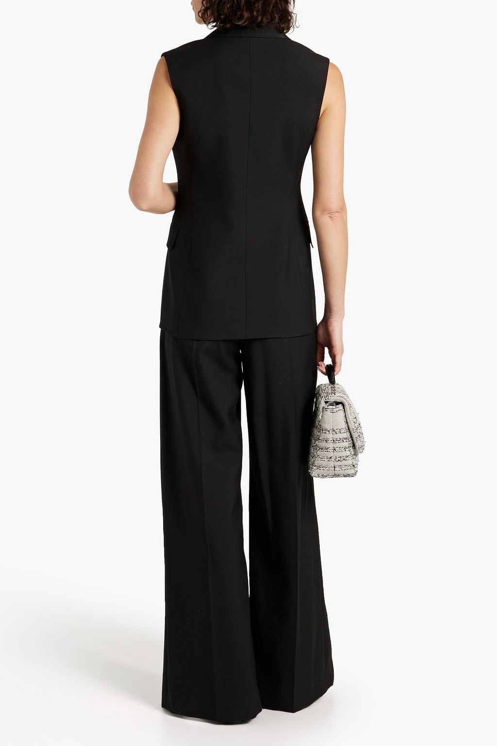 BURBERRY Wool-twill wide-leg pants