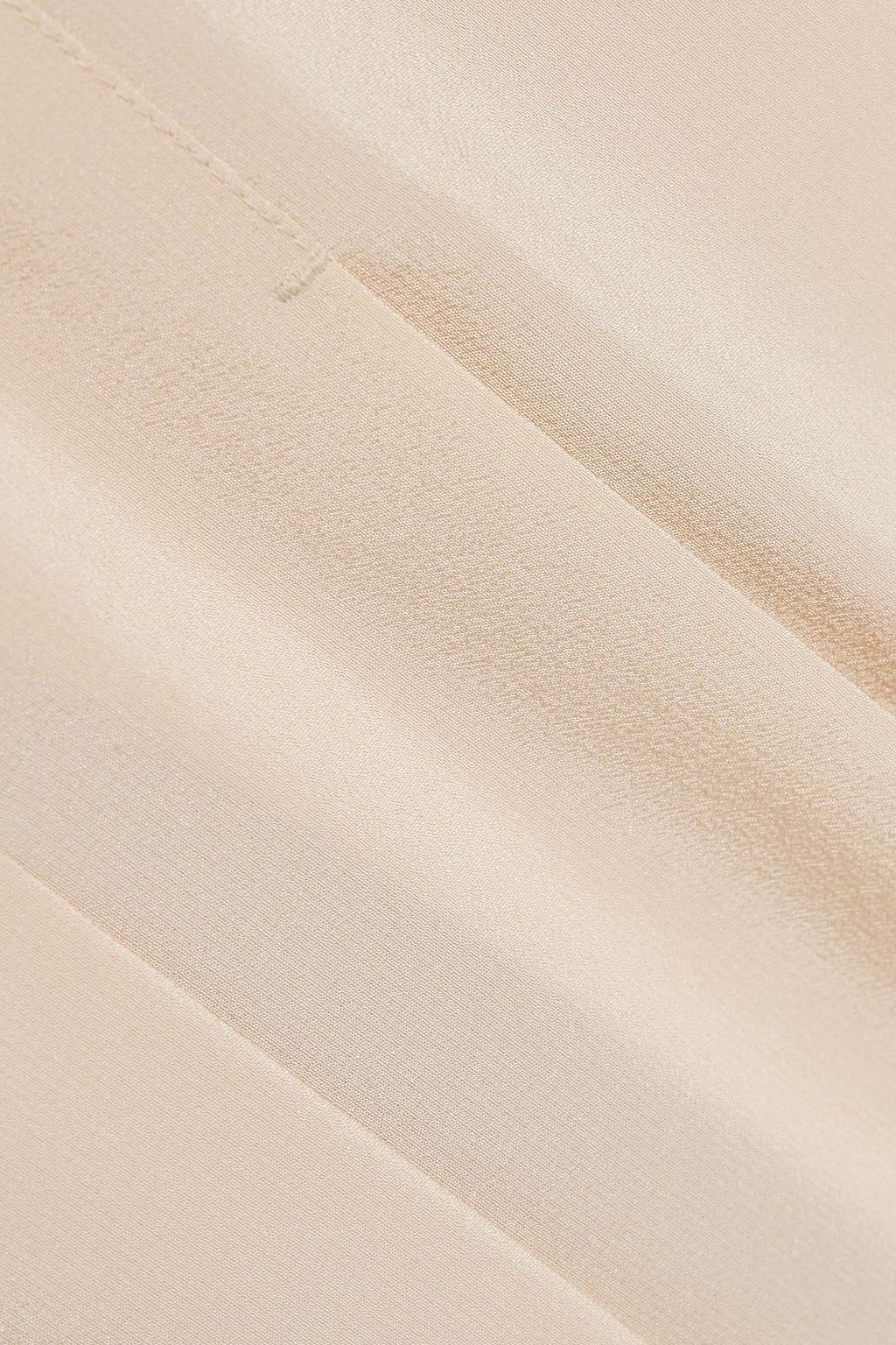BURBERRY Belted silk-crepe midi skirt