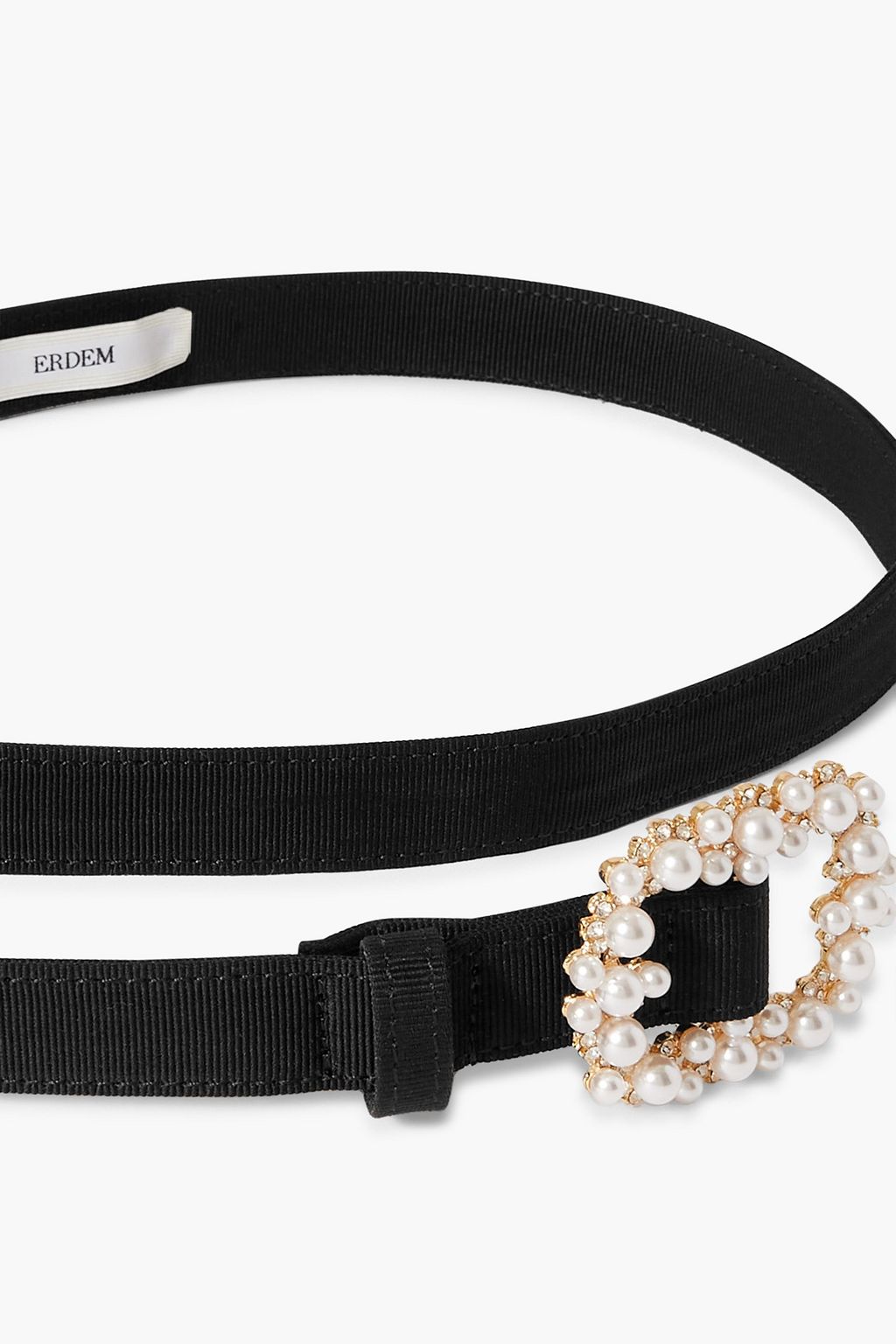 ERDEM Embellished grosgrain belt THE