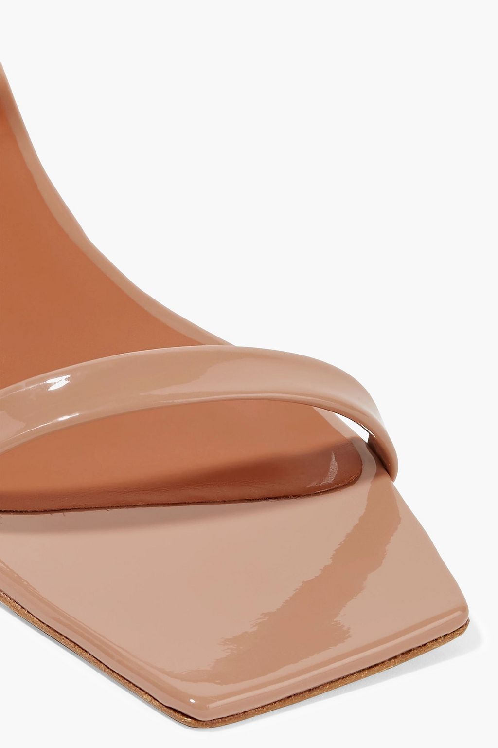 BY FAR Tanya patent-leather mules