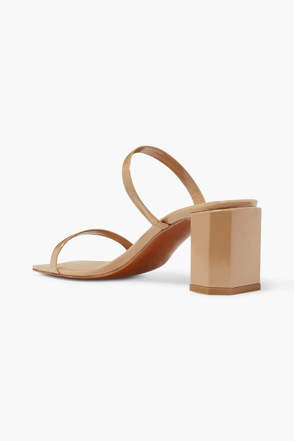 BY FAR Tanya patent-leather mules