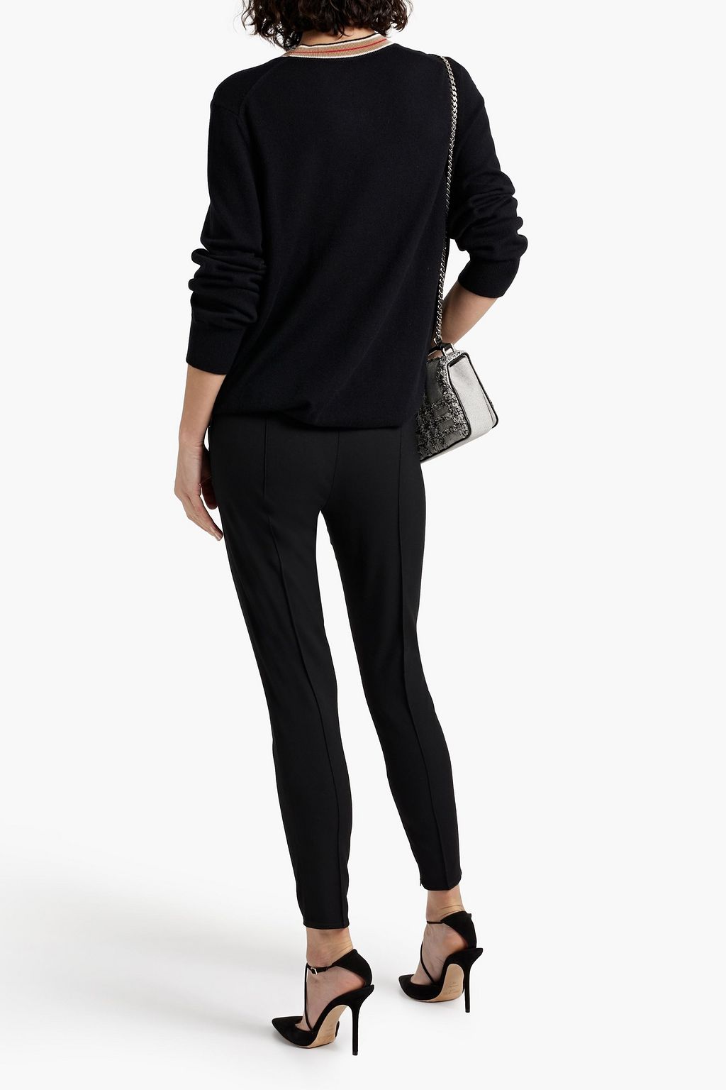 BURBERRY Wool-blend skinny pants