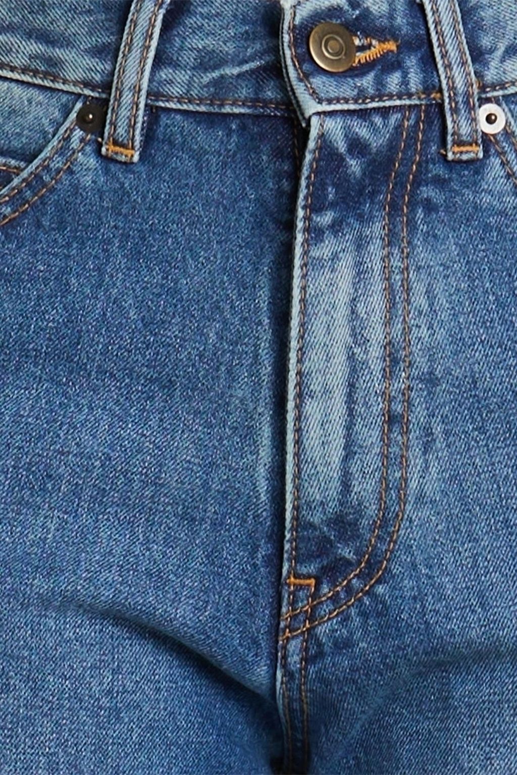 MAISON MARGIELA Faded high-rise straight-leg jeans
