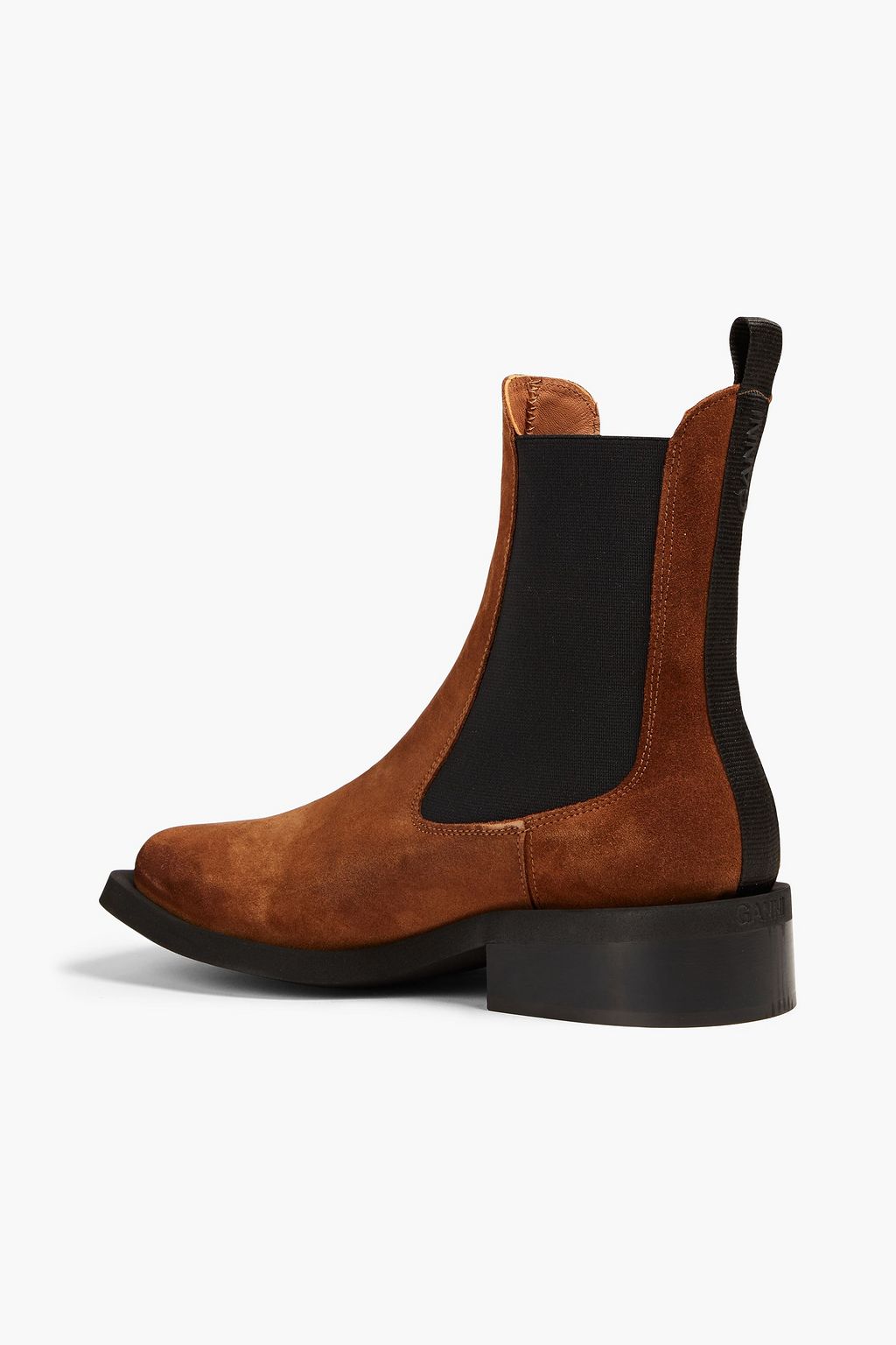 GANNI Suede chelsea boots