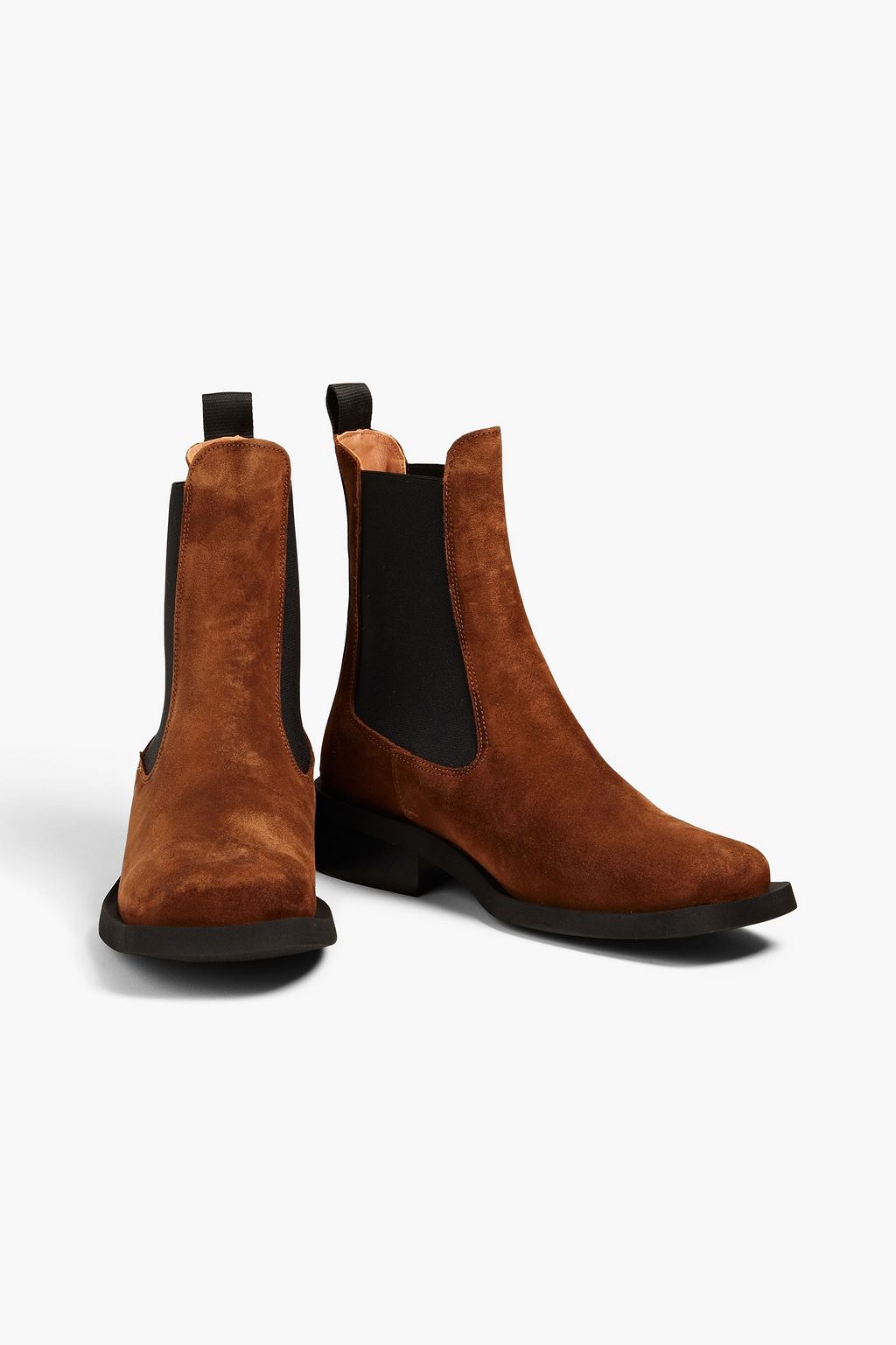GANNI Suede chelsea boots