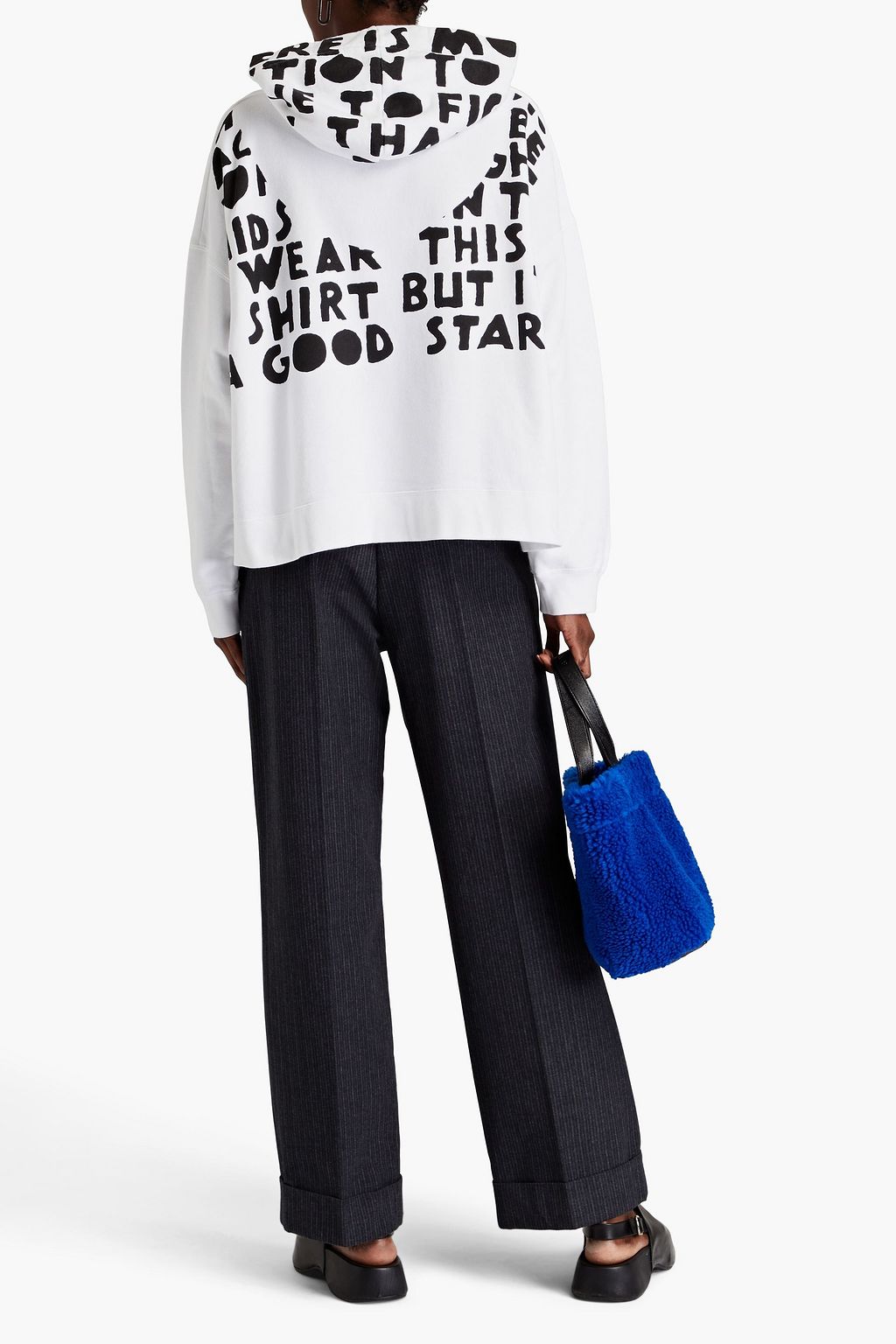 MAISON MARGIELA Printed French cotton-terry hoodie