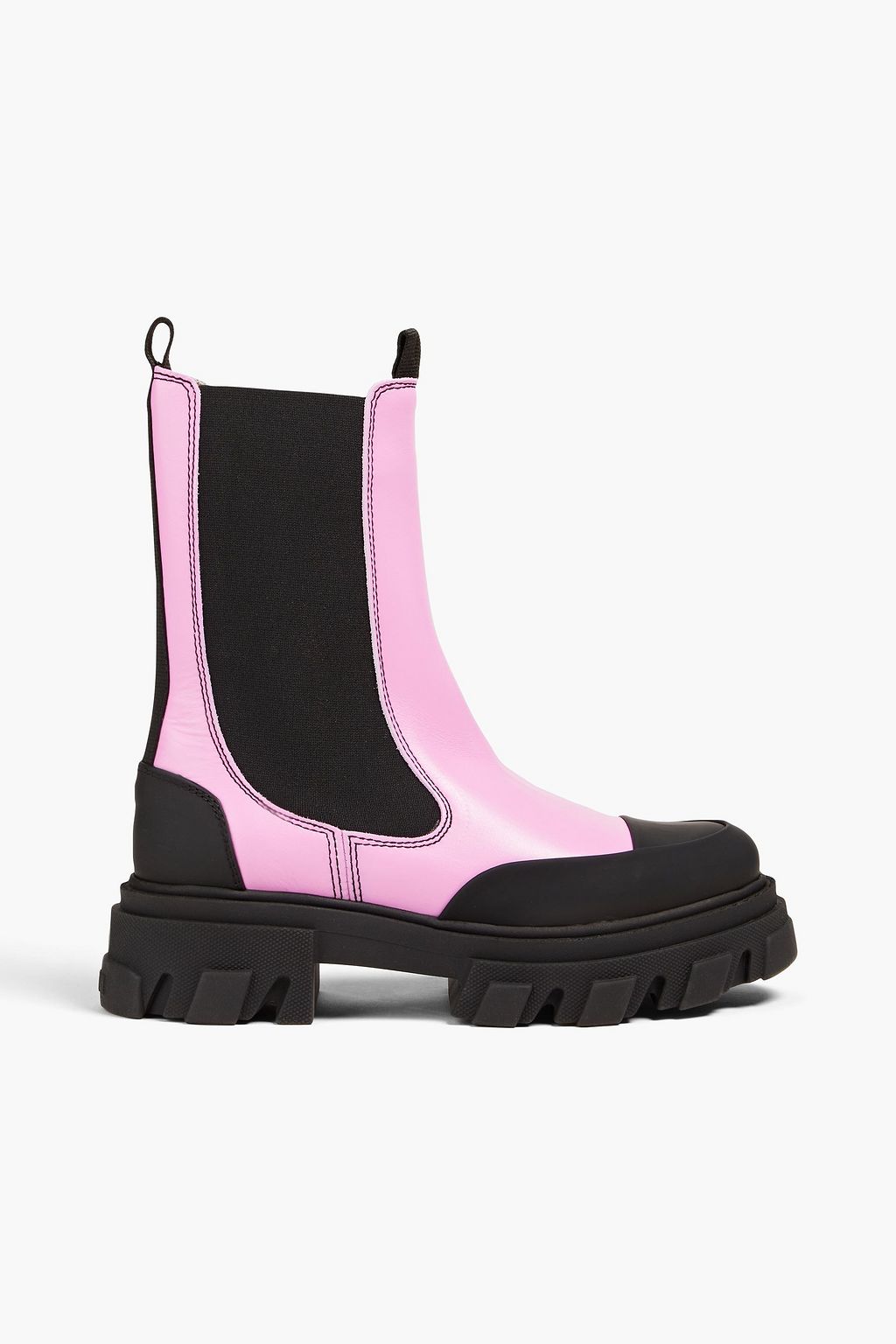 GANNI Two tone leather chelsea boots THE OUTNET