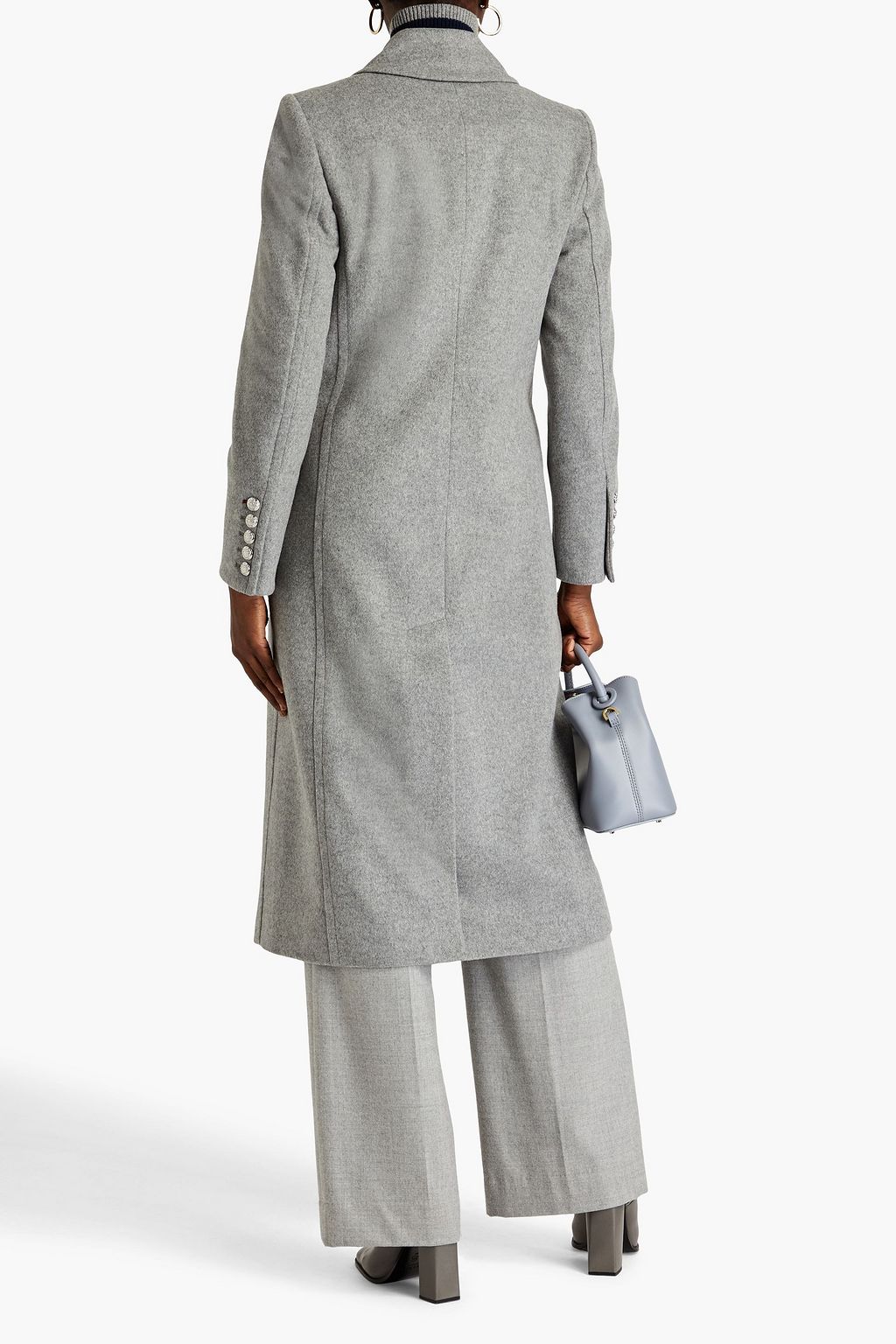 VERONICA BEARD Nalida Dickey double-breasted wool and cashmere-blend felt coat