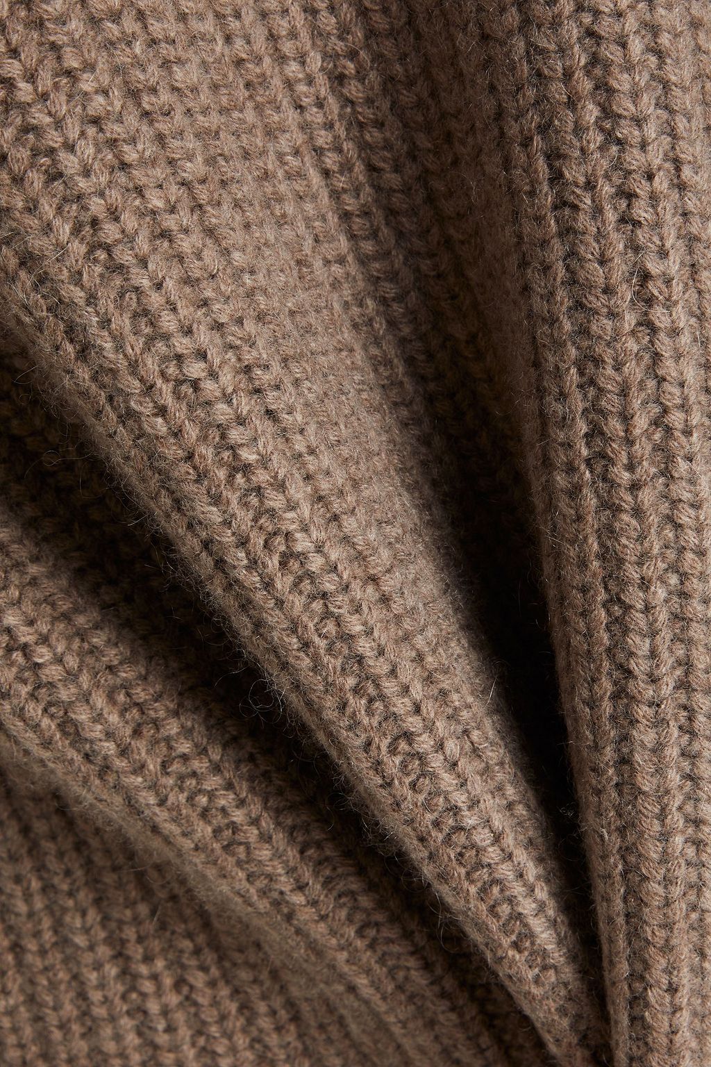 AUTUMN CASHMERE Ribbed-knit half-zip vest