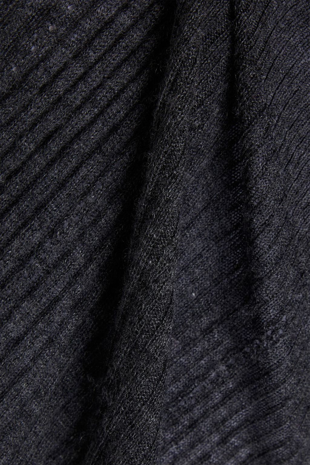 AUTUMN CASHMERE Ribbed cashmere turtleneck sweater
