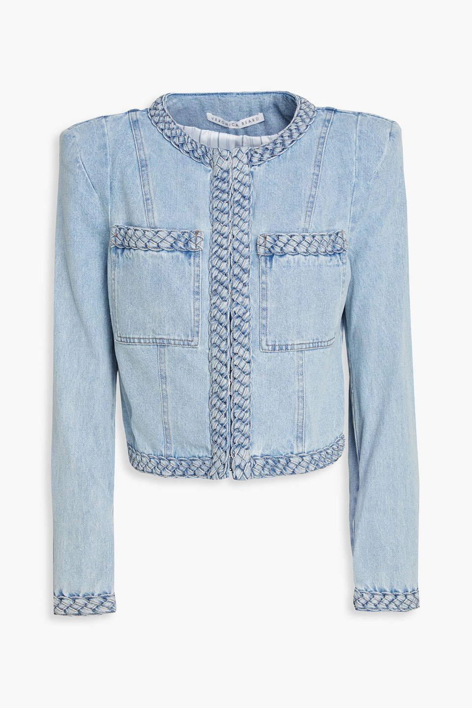 Veronica Beard Arrowe Denim Jacket In Blue