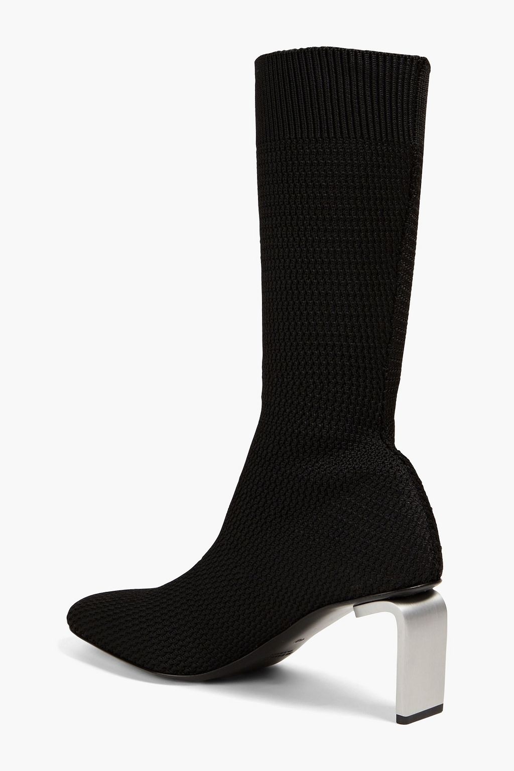 JIL SANDER بوت على شكل جوارب من نسيج محبوك مطاط
