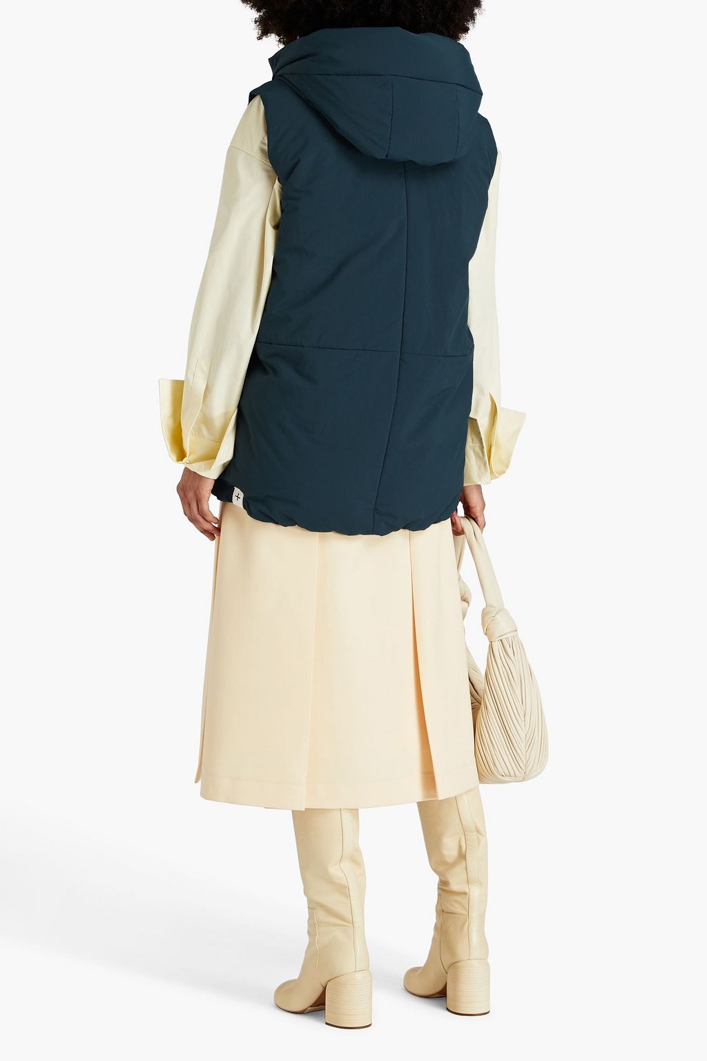 JIL SANDER+ فيست بقبعة من قماش عازل