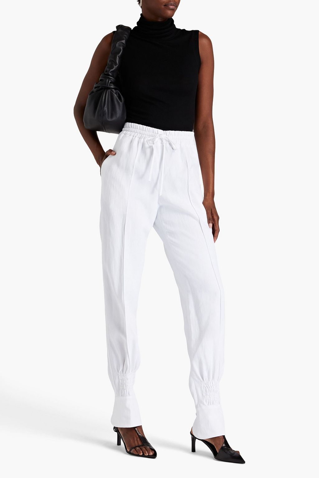 JIL SANDER ツイル トラックパンツ