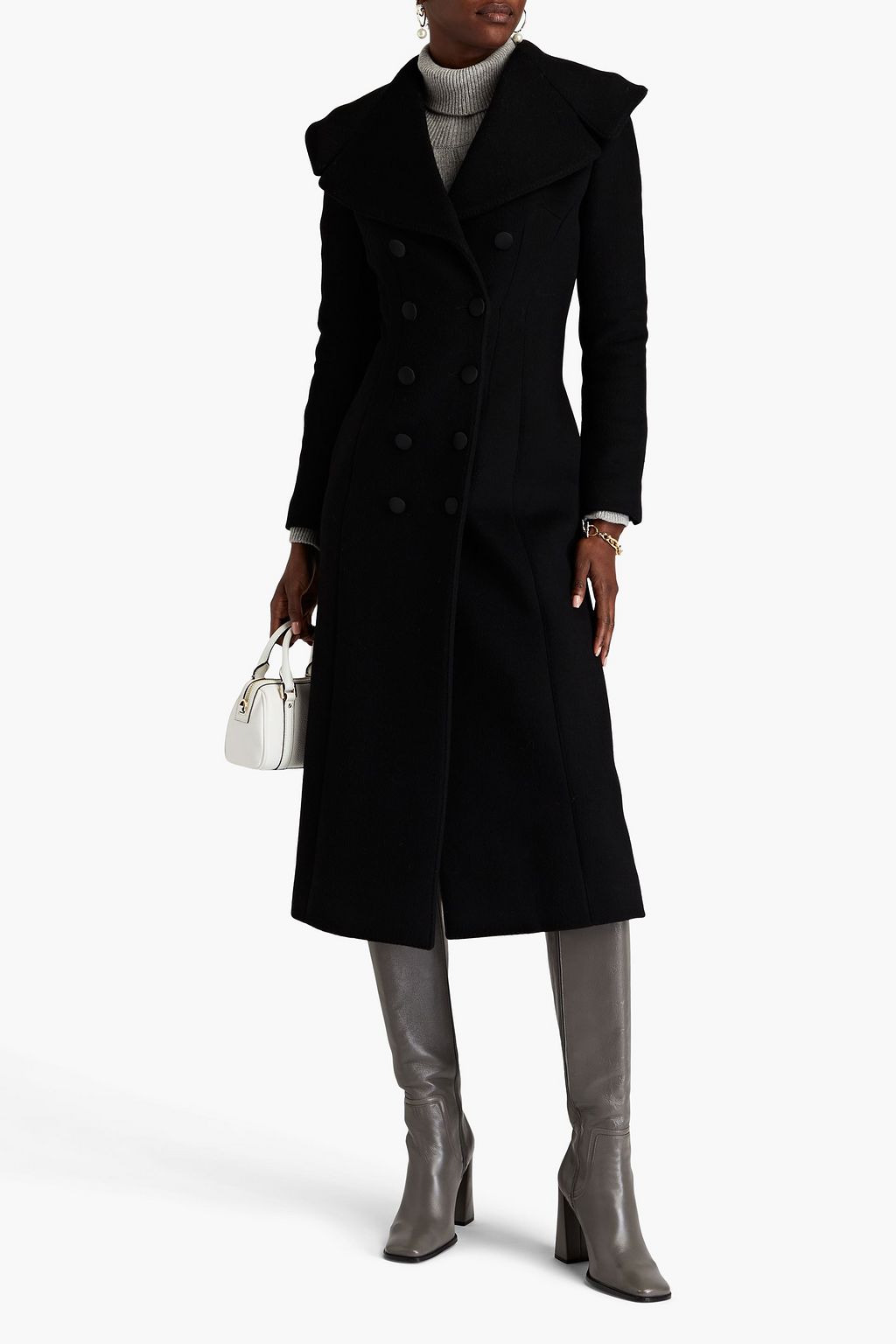 DOLCE&GABBANA ウール ダブルブレストコート