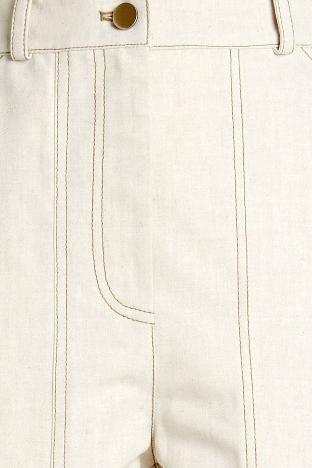 3.1 PHILLIP LIM コットン&リネン混 クロップド ストレートレッグパンツ
