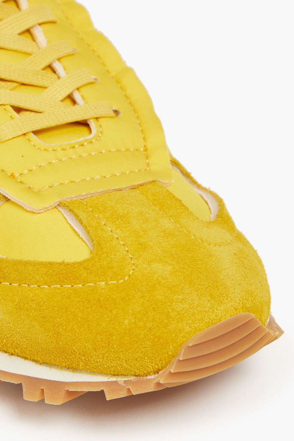 MAISON MARGIELA Suede-trimmed shell sneakers