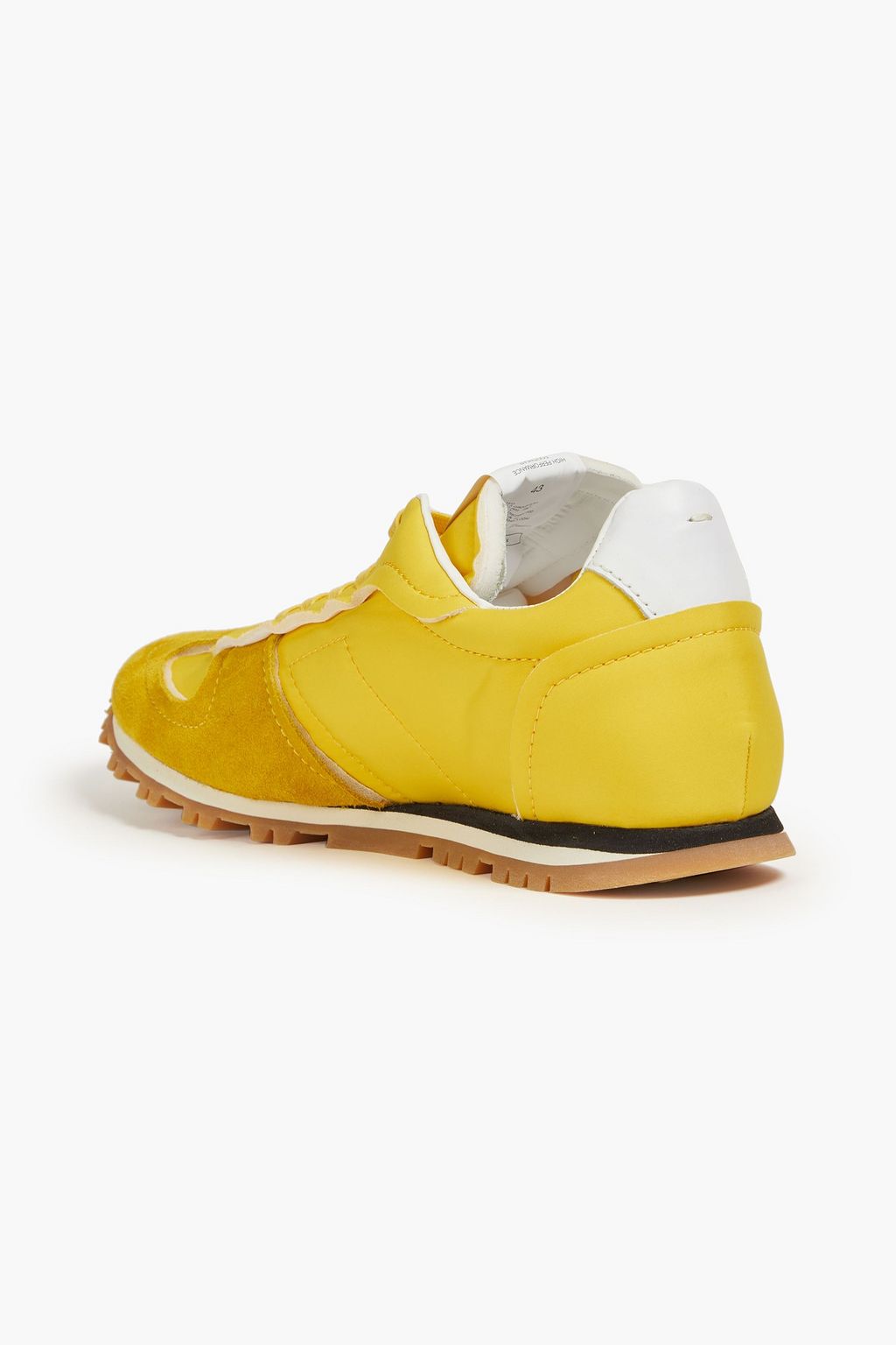 MAISON MARGIELA Suede-trimmed shell sneakers