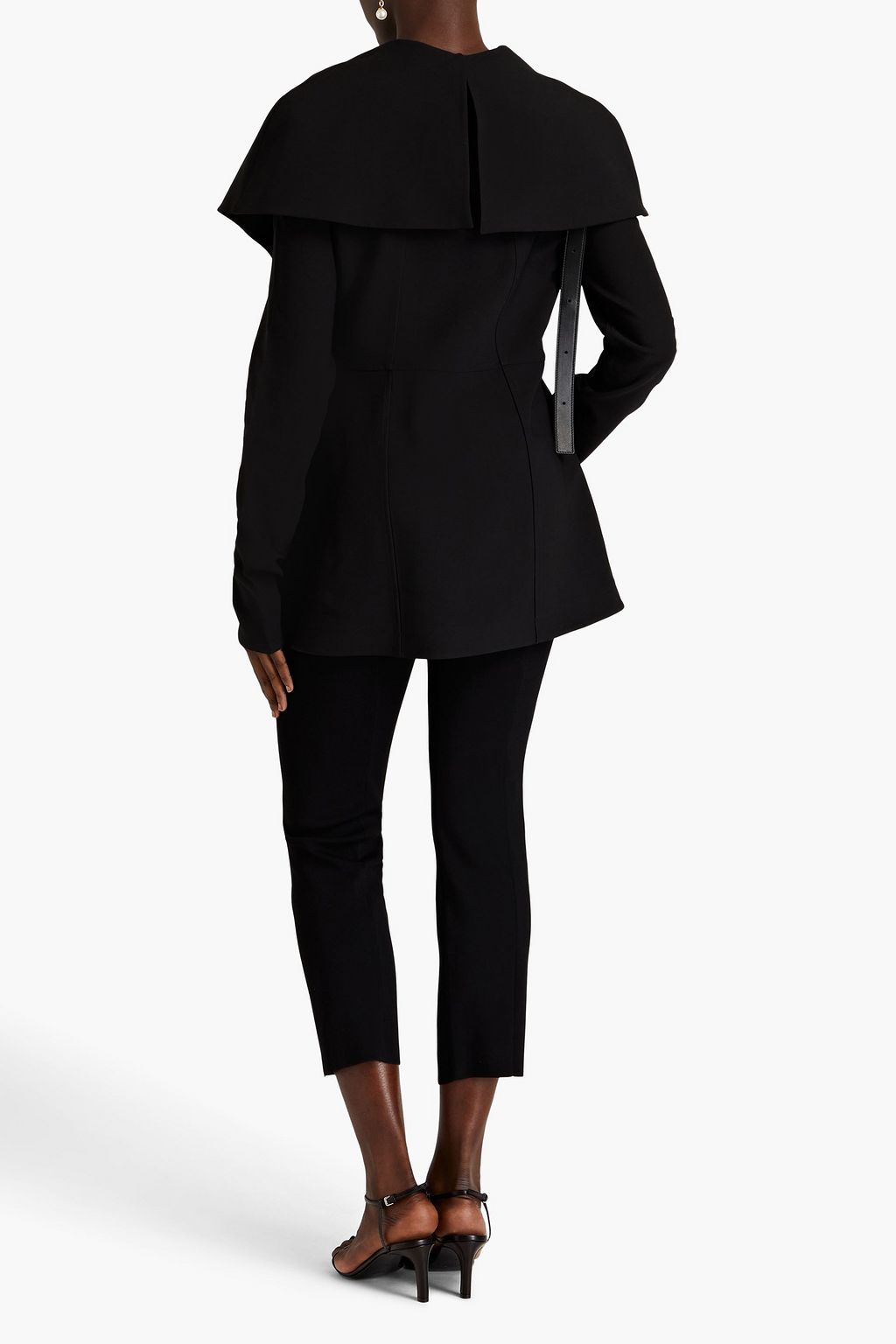 JIL SANDER Hemd aus Twill mit Cape-Effekt