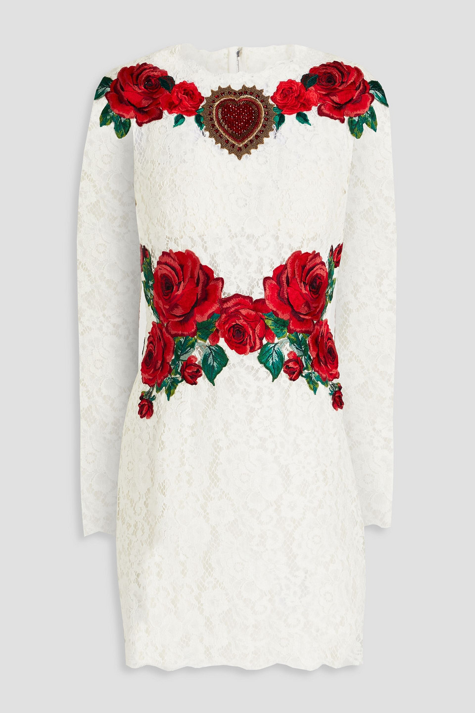 Dolce & Gabbana Short Dresses In Cream